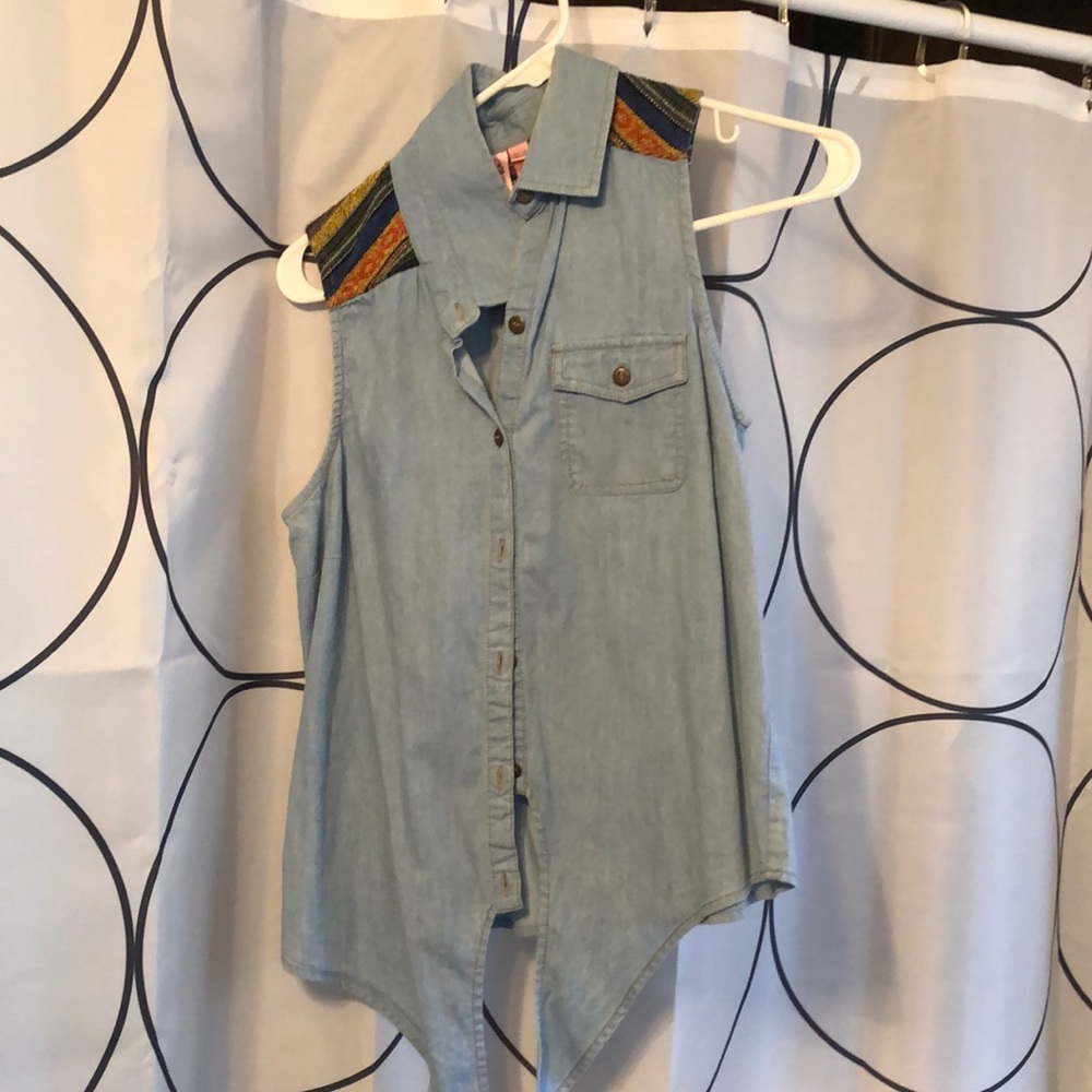 Vintage tie up shirt